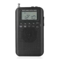  Radio Portatil Am/Fm Ultra compacta HRD-104