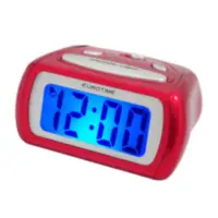  Reloj Despertador Eurotime 1618 Rojo