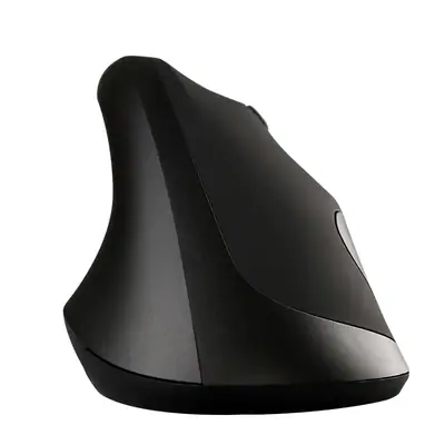 Vista lateral de Mouse Inalambrico Vertical Ergonomico 2400Dpi Nisuta