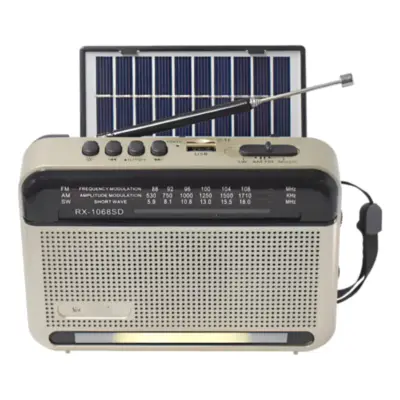 Detalles accesorios de Radio Am/Fm Daihatsu D-RP60PRO Usb Recargable Bluetooth Mp3 Panel Solar