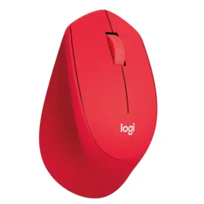 Vista lateral de Mouse Inalambrico Logitech M280 Rojo