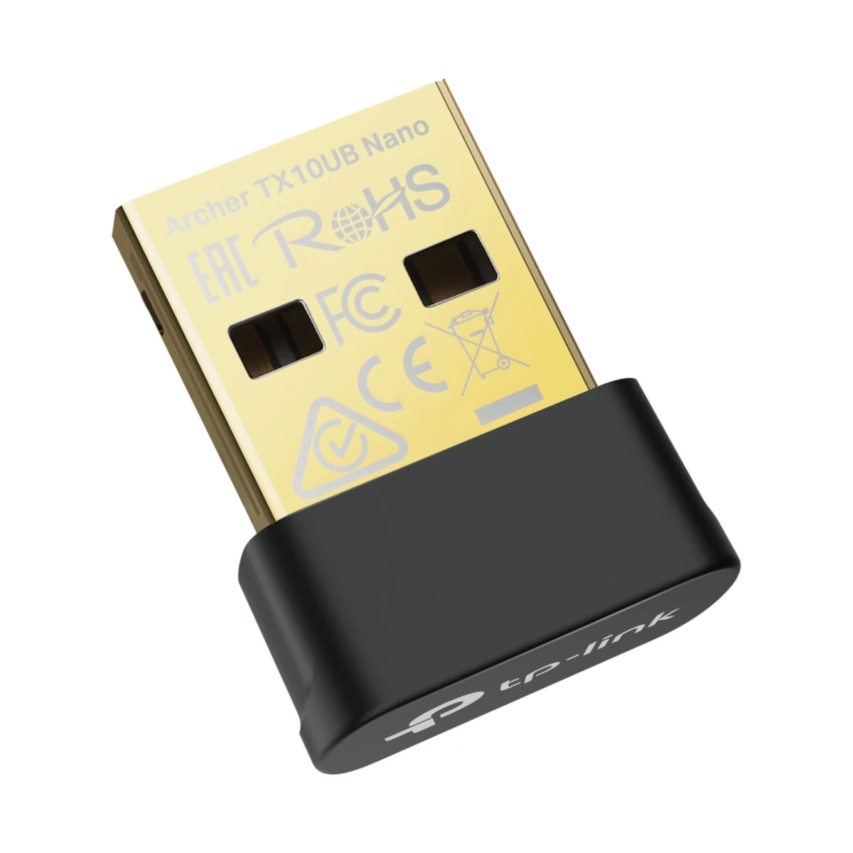 Vista lateral de Adaptador Wifi Usb Dual Band Tp-Link Archer Tx10Ub Nano Ax900 Wifi6 + Bt 5.3 Dual Band