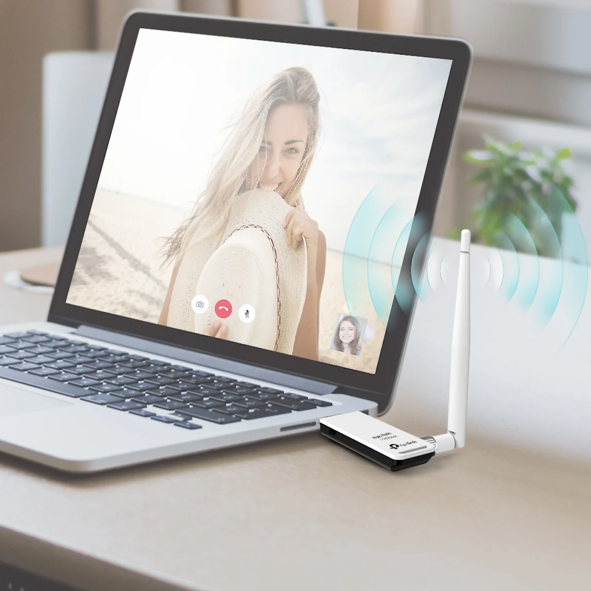 Detalles accesorios de Adaptador Wifi Usb 150Mbps Tp-Link Ant Desm 3Db Wn722N