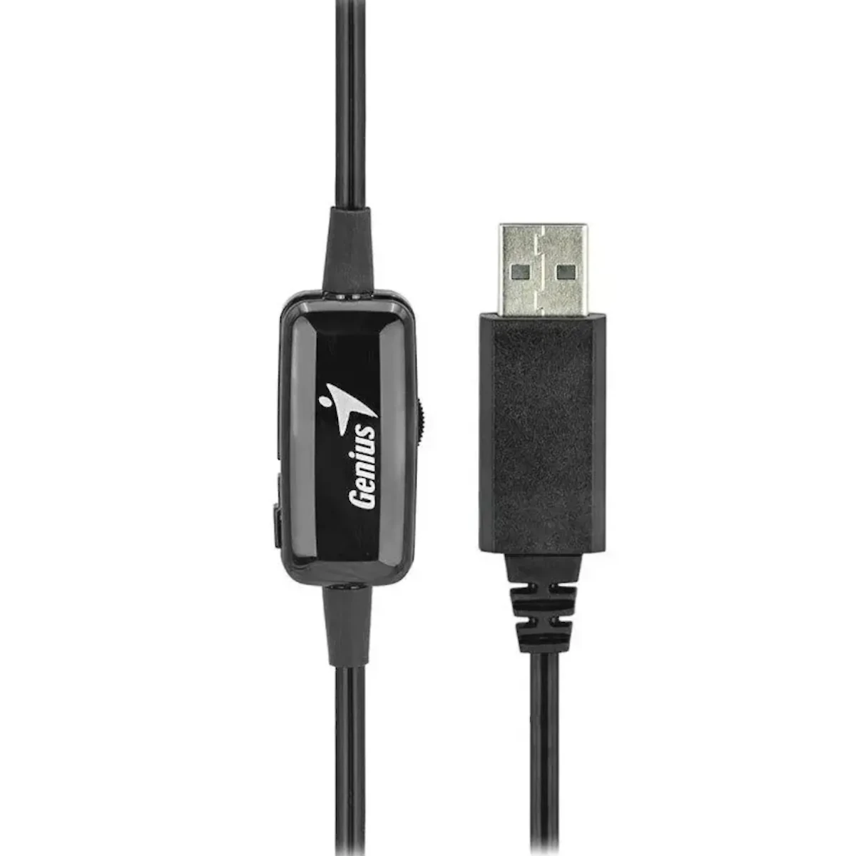 Vista lateral de Auricular Usb Con Microfono Genius Hs-220U