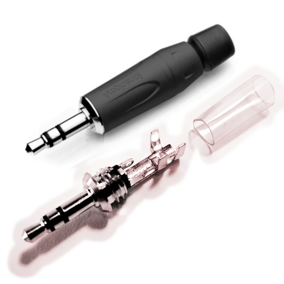 Conector Ficha Miniplug 3,5 Macho Estereo Amphenol Metal Negro Conector Ficha Miniplug 3,5 Macho Estereo Amphenol Metal Negro