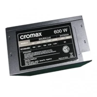 Fuente 600W Cromax 24 (20+4) Sata Fan 8Cm Negra Box Fuente 600W Cromax 24 (20+4) Sata Fan 8Cm Negra Box