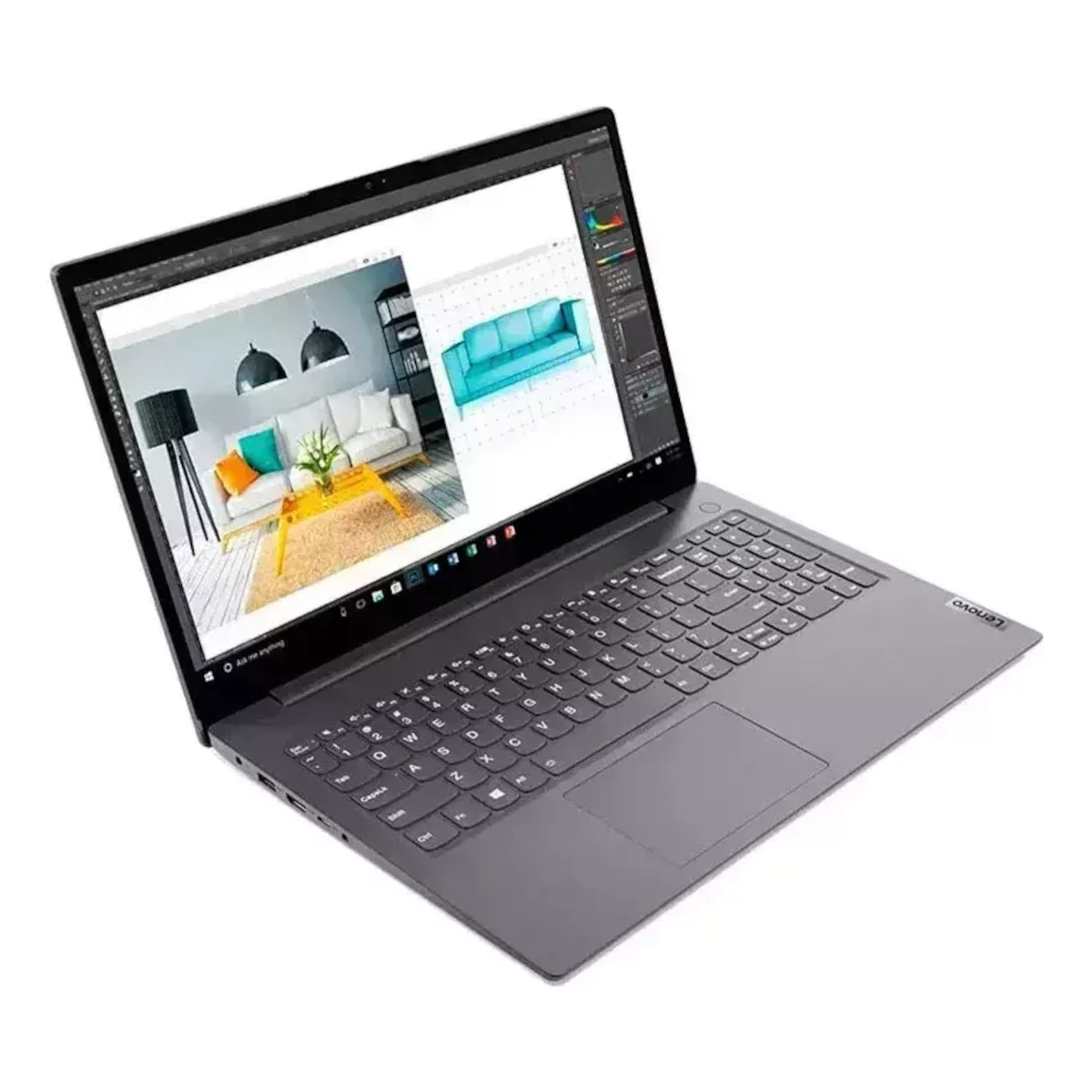 Detalles accesorios de Notebook Lenovo V15 82Yu012Par De 15,6 Amd Ryzen 5 7520U 16Gb Ram 512Gb Ssd