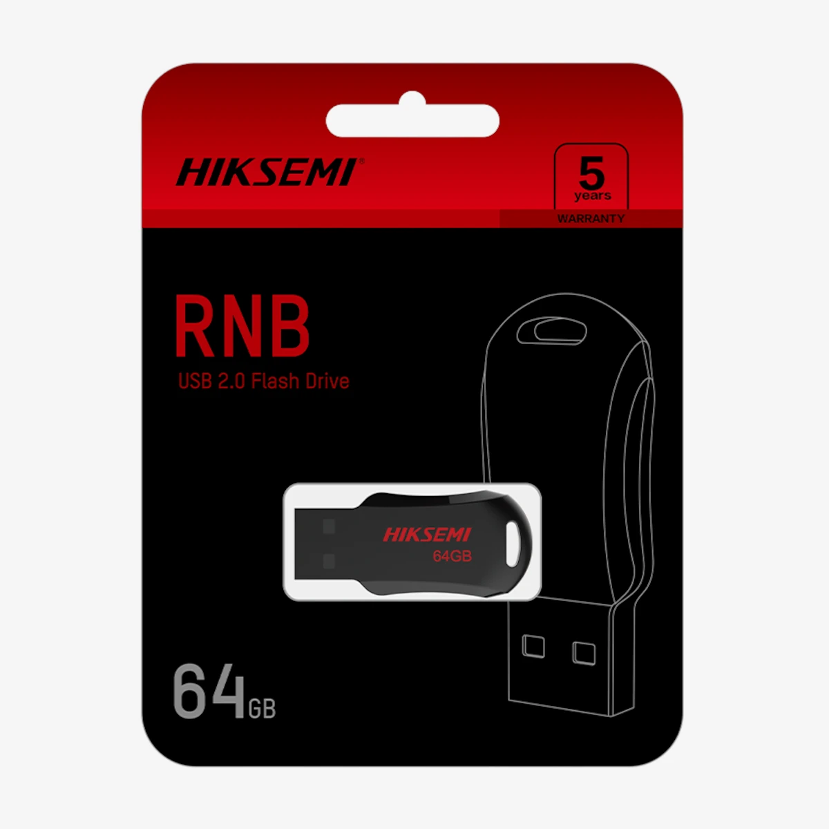 Detalles accesorios de Pendrive 64Gb Usb 2.0 Hiksemi Rnb