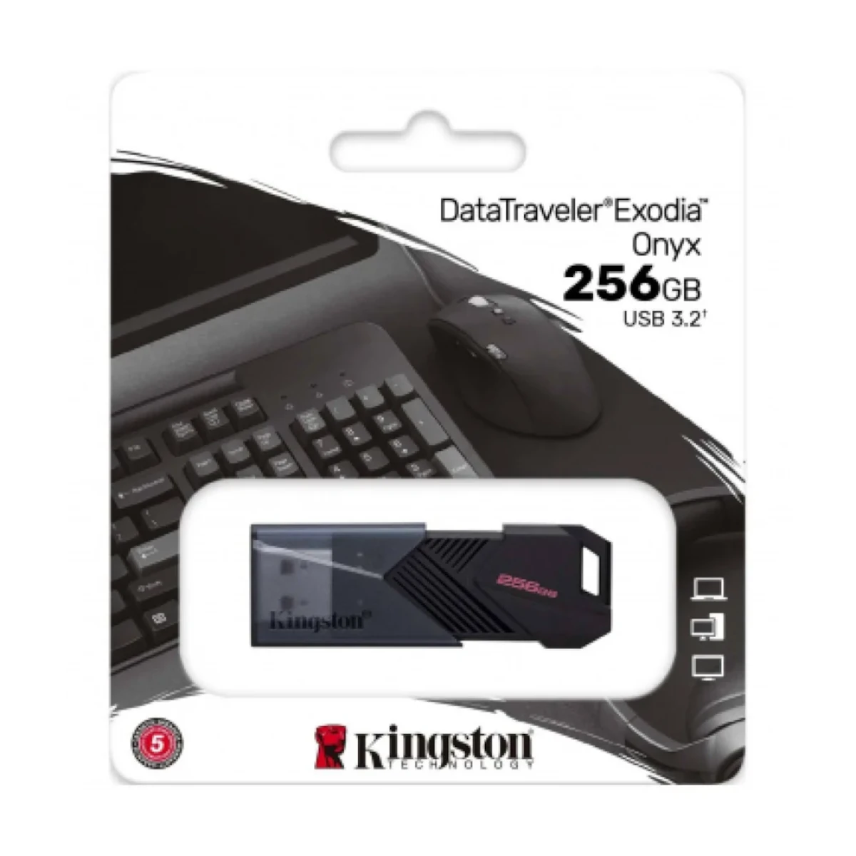 Detalles accesorios de Pendrive 256Gb Usb 3.2 Kingston Dtxon Exodia Onyx