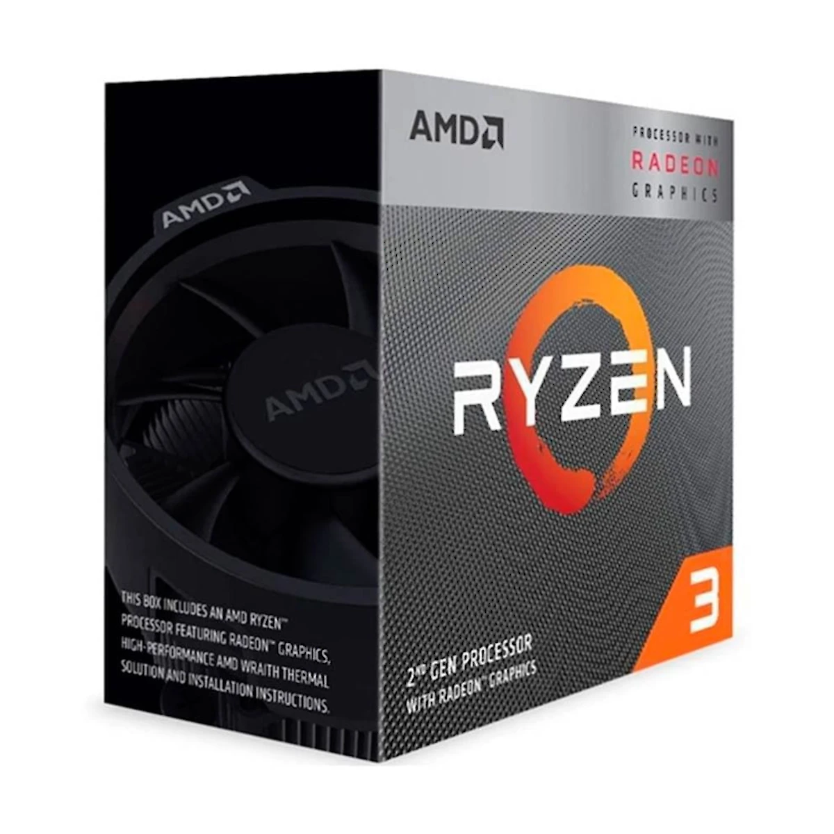Procesador Amd Ryzen 3 3200G Am4 65W 3.6Ghz Con Radeon Vega Graphics Con Cooler