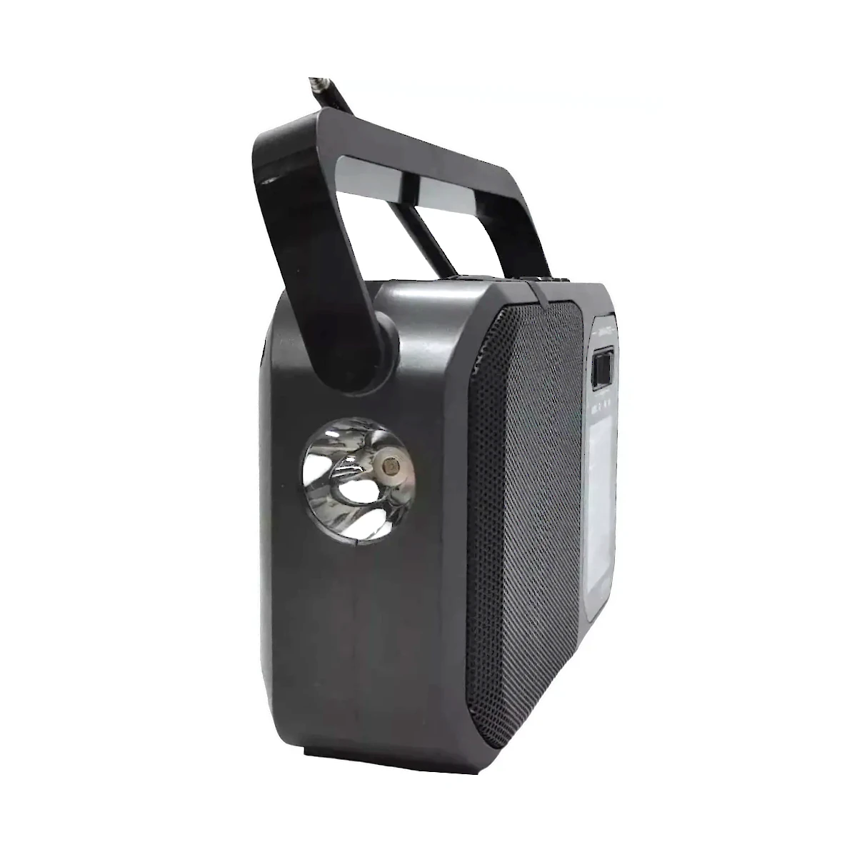 Vista lateral de Radio Am/Fm Daihatsu D-Rp61 Usb/Pila + Recargable Bluetooth Mp3