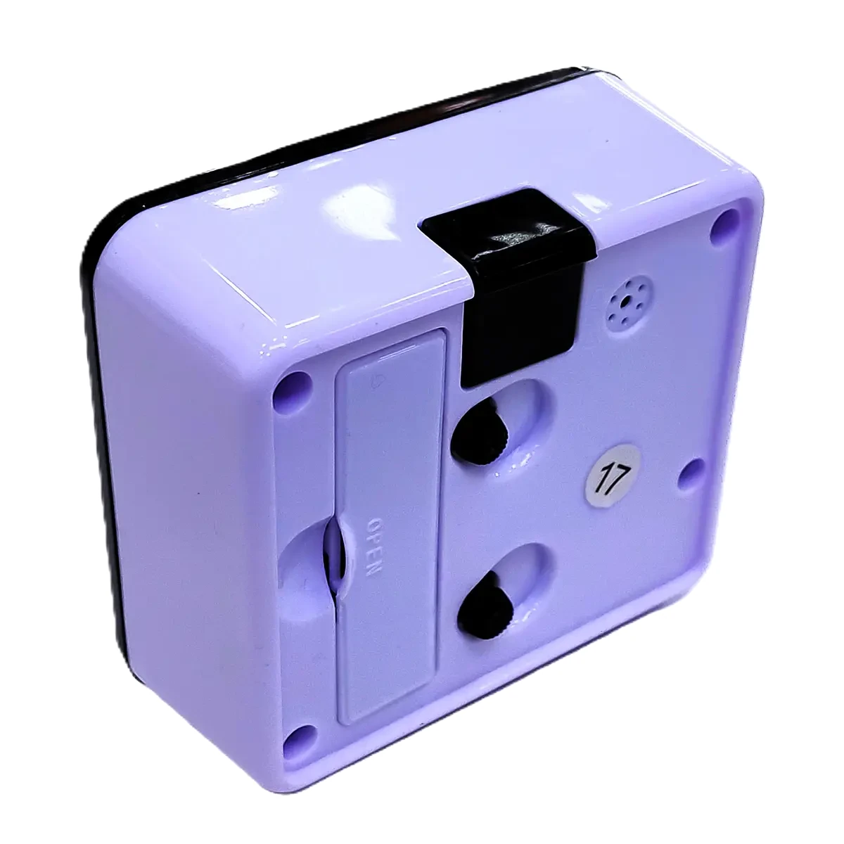 Vista lateral de Reloj Despertador 4 agujas Dakot A11 Blanco