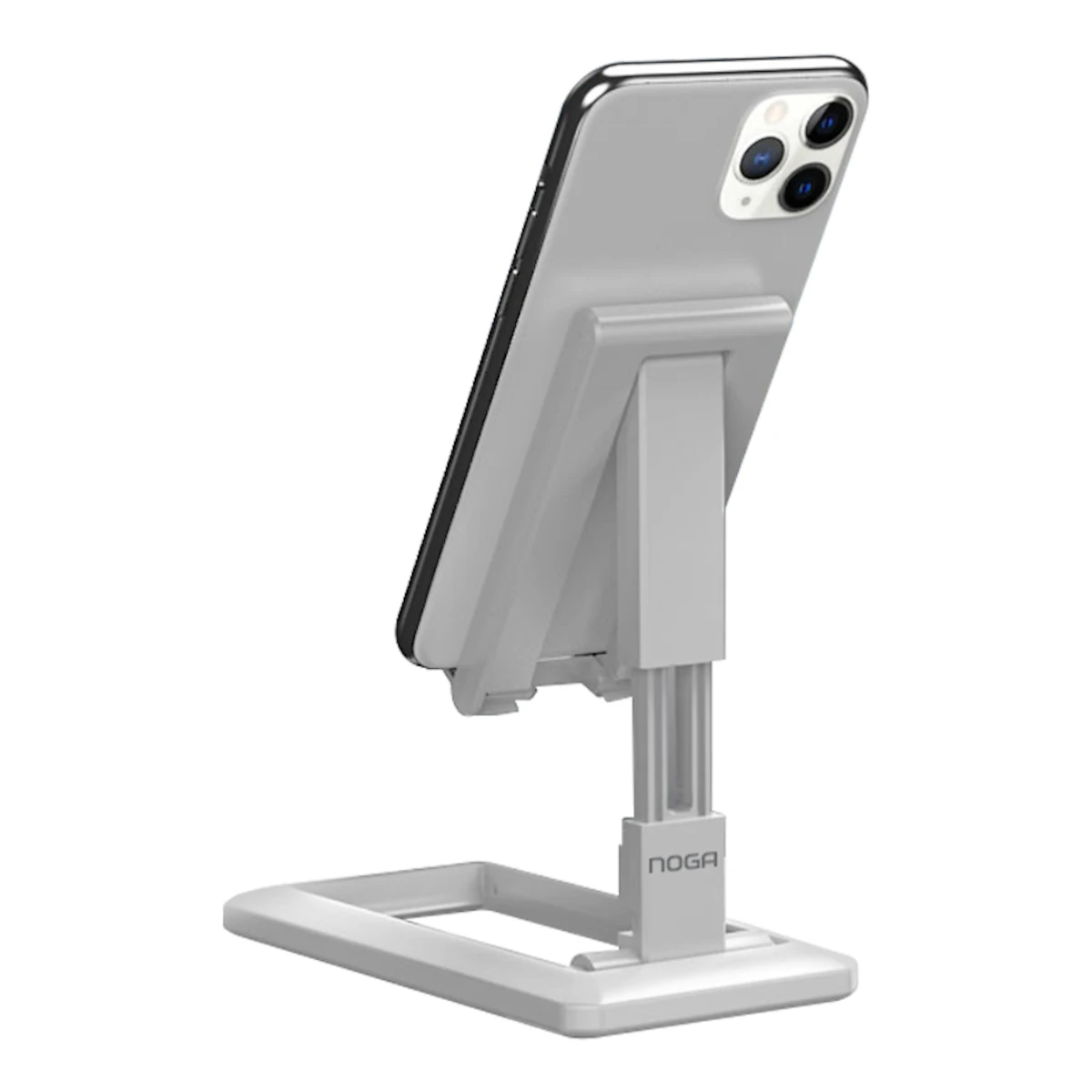 Vista lateral de Soporte Apoya Celular Plegable Noga Ng-Hold V4