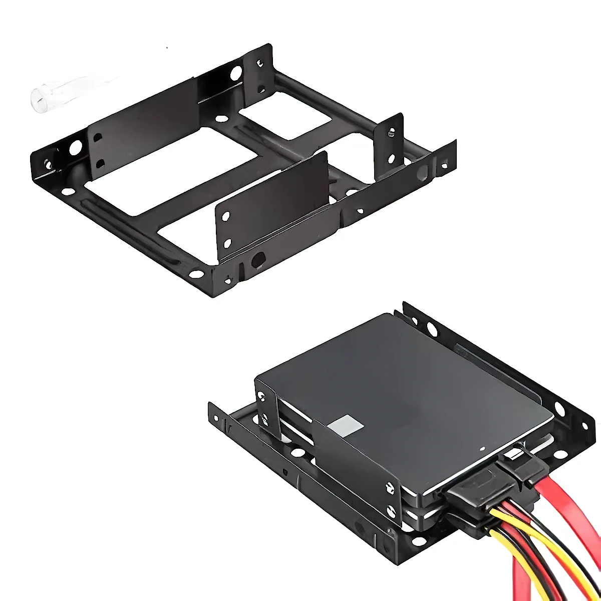Detalles accesorios de Adaptador Montaje P/ 2 Discos De 2,5 En Bahia De 3,5