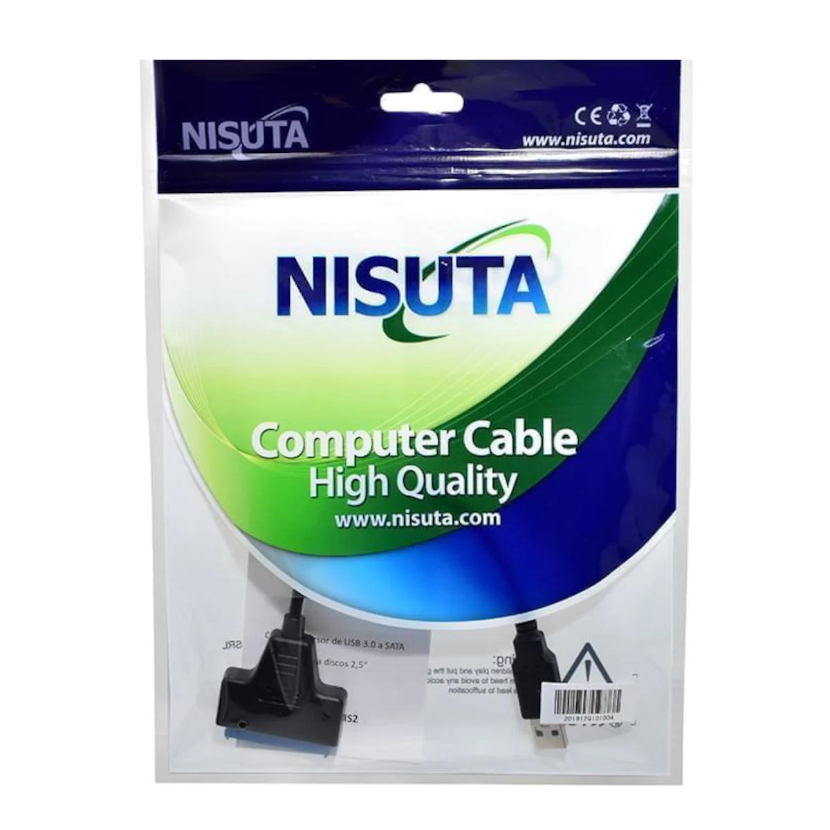 Detalles accesorios de Adaptador Usb 3.0 A Sata Iii Nisuta P/Discos Ssd Hdd 2,5