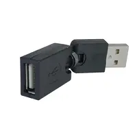 Adaptador Usb 2.0 A-A Macho-Hembra Flexible 180 Grados