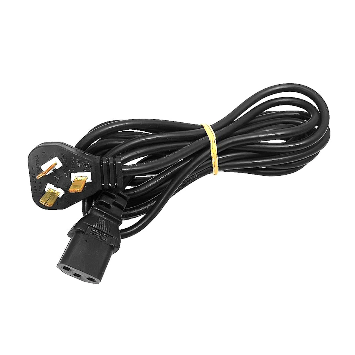 Cable Poder Alimentacion 220V Pc Monitor Interlock 2,8 Mts 3X0,75 Mm2