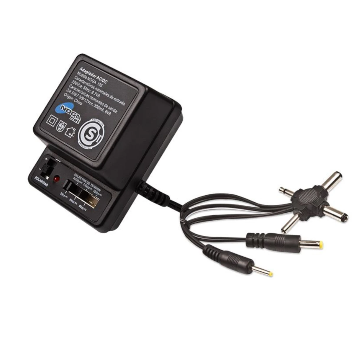 Fuente Multiple Universal Multivoltaje 500Ma Noga 105 Con Ficha Multiples Fuente Multiple Universal Multivoltaje 500Ma Noga 105 Con Ficha Multiples