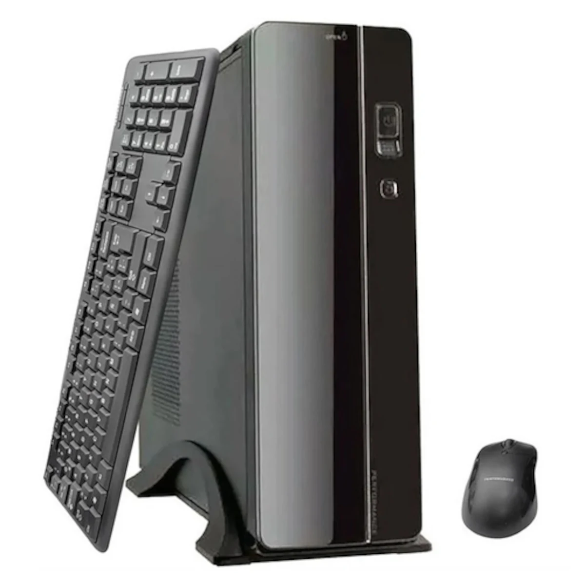 Gabinete Micro-Atx/Itx C/Fuente 600W Kit X3 Gab+Tec+Mou