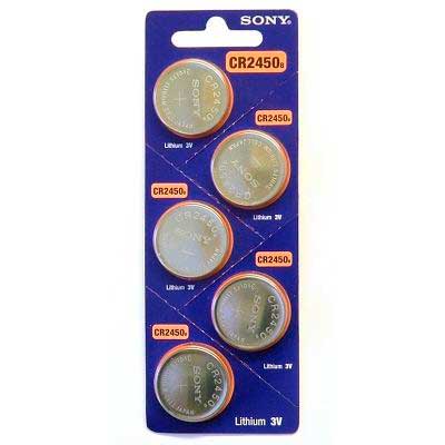 PILA CR2450 SONY LITIO 3V BLISTER X5 PILA CR2450 SONY LITIO 3V BLISTER X5