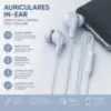 Miniatura 4 de Auriculares intern c/mic p/movil marca Kolke modelo KAI663 Azul