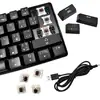 Miniatura 2 de Teclados gamers marca Nisuta modelo NSKBGZ61 marron