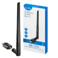 Adaptador Wifi Usb Dual Band Cudy WU1400 Alta Ganancia AC1300 Adaptador Wifi Usb Dual Band Cudy WU1400 Alta Ganancia AC1300