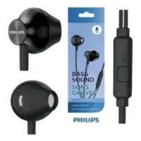 Auricular C/Mic P/Celular Philips Taue101 Negro Auricular C/Mic P/Celular Philips Taue101 Negro