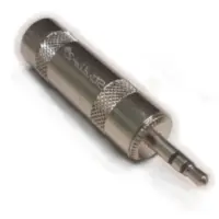 Conector Ficha Miniplug 3,5 Macho Estereo Metal Plata Studioz Conector Ficha Miniplug 3,5 Macho Estereo Metal Plata Studioz