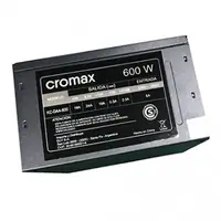 Fuente 600W Cromax 24 (20+4) Sata Fan 8Cm Negra Box