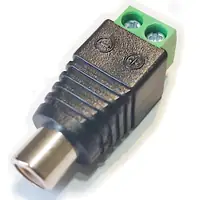 Conector Ficha Rca Hembra Jack A Bornera
