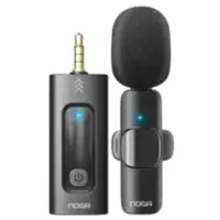 Microfono Corbatero Inalambrico Con Ficha Miniplug 3,5Mm Noga Microfono Corbatero Inalambrico Con Ficha Miniplug 3,5Mm Noga
