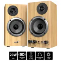 Parlantes 220V Genius Sp-Hf520Bt Bt5.3 Madera 20W