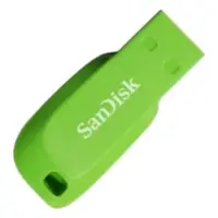 Pendrive 32Gb Usb 2.0 Sandisk Cruzer Blade Verde Pendrive 32Gb Usb 2.0 Sandisk Cruzer Blade Verde