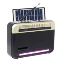 Radio Am/Fm Daihatsu D-RP60PRO Usb Recargable Bluetooth Mp3 Panel Solar Negra