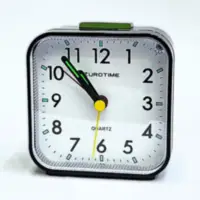  Reloj Despertador 4 agujas Eurotime 71/8005.10 Movimiento Continuo