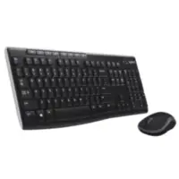 Kit Teclado Y Mouse Logitech Inalambrico Mk270 Espanol