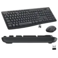 Kit Teclado Y Mouse Logitech Inalambrico Mk295 Silencioso Espanol
