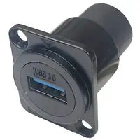 Adaptador Usb 3.0 A-A Hembra-Hembra Para Montaje En Chasis Arwen