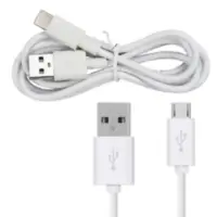 Cable Usb 2.0 A Macho / Micro-Usb Macho 1 Mts Carga Rapida Blanco KOLKE KCC-1548 Cable Usb 2.0 A Macho / Micro-Usb Macho 1 Mts Carga Rapida Blanco KOLKE KCC-1548