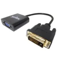 Adaptador Conversor Dvi-D 24+1 Macho / Vga Hembra Con Audio