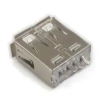 Conector Ficha Usb 2.0 A Hembra A Chasis Frontal