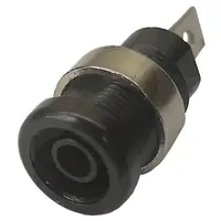 Ficha Banana Hembra Jack Chasis Hq Negro