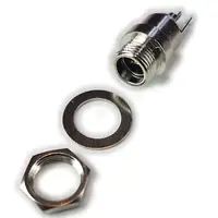 Ficha Dc Hueco 5,5 X 2,1 Mm Jack Hembra Chasis Rosca Delantera Ficha Dc Hueco 5,5 X 2,1 Mm Jack Hembra Chasis Rosca Delantera