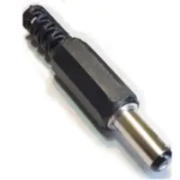 Ficha Dc Hueco 5,5 X 2,1 X 14 Mm Plug Macho Ficha Dc Hueco 5,5 X 2,1 X 14 Mm Plug Macho
