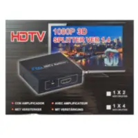 Divisor Splitter Hdmi de 2 puertos 4K 3D 1.4 Divisor Splitter Hdmi de 2 puertos 4K 3D 1.4