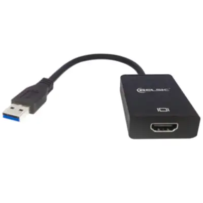Adaptador Conversor Usb Macho / Hdmi Hembra Belsic Adh2230