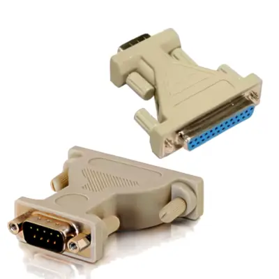 Detalles accesorios de Adaptador Db25 Hembra A Db9 Macho