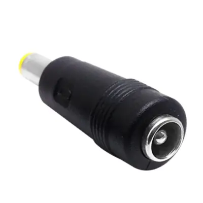 Vista lateral de Adaptador Dc Hueco 5,5 X 2,5 Mm Hembra A 5,5 X 2,1 mm Macho