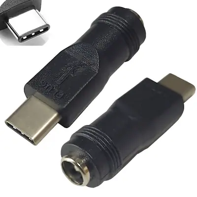 Detalles accesorios de Adaptador Dc Hueco 5,5 X 2,5 Mm Hembra A Usb C